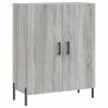 Elegant Highboard Grey Sonoma - 69.5x34x180 cm | HipoMarket