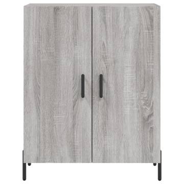 Elegant Highboard Grey Sonoma - 69.5x34x180 cm | HipoMarket