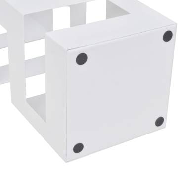 White Square Umbrella Stand - Modern Storage Holder