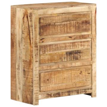 Drawer Cabinet 60x33x75 cm - Solid Wood Mango - HipoMarket