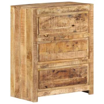 Drawer Cabinet 60x33x75 cm - Solid Wood Mango - HipoMarket