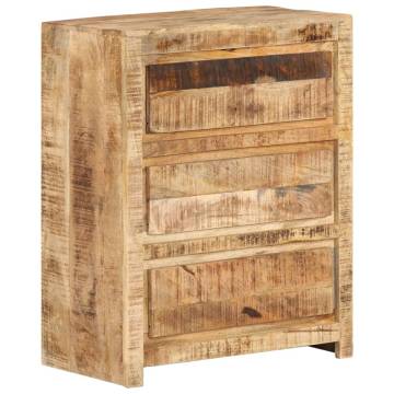 Drawer Cabinet 60x33x75 cm - Solid Wood Mango - HipoMarket