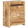 Drawer Cabinet 60x33x75 cm - Solid Wood Mango - HipoMarket