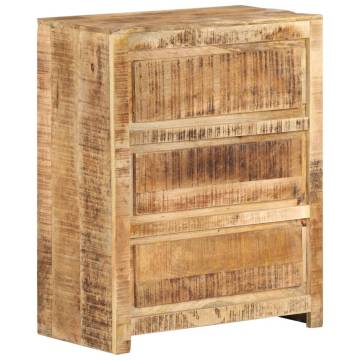 Drawer Cabinet 60x33x75 cm - Solid Wood Mango - HipoMarket