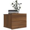 Brown Oak Bedside Cabinets 2 pcs – Stylish Storage Solution