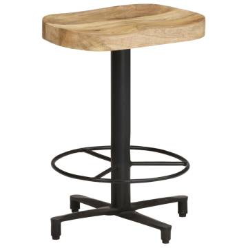 Bar Stools 2 pcs 52 cm Solid Mango Wood - Stylish & Durable