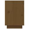 Elegant Honey Brown Pine Bedside Cabinets - 2 pcs