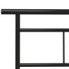 Black Metal Bed Frame 90x200 cm - Elegant & Sturdy Design