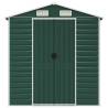 Garden Shed Green 191x640 cm - Galvanised Steel Storage