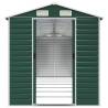 Garden Shed Green 191x640 cm - Galvanised Steel Storage