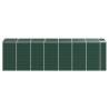 Garden Shed Green 191x640 cm - Galvanised Steel Storage