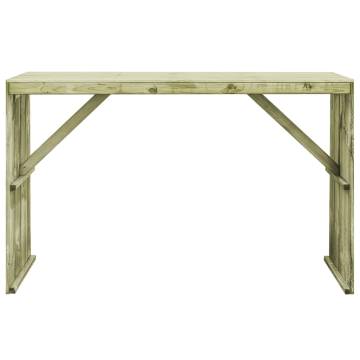 Bar Table 170x60 cm | Impregnated Pinewood - Hipomarket