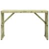 Bar Table 170x60 cm | Impregnated Pinewood - Hipomarket