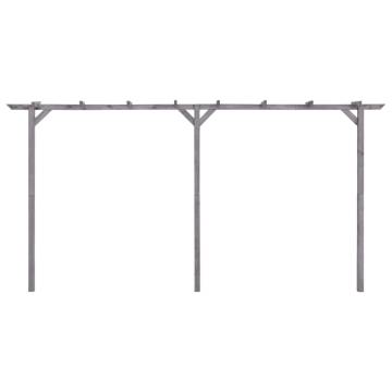 Grey Garden Pergola - 400x40x205 cm Impregnated Pinewood