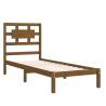 Honey Brown Solid Wood Bed Frame 75x190 cm - Small Single