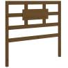 Honey Brown Solid Wood Bed Frame 75x190 cm - Small Single