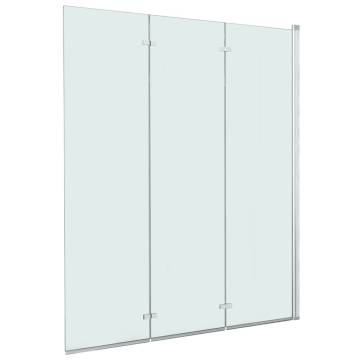 Folding Shower Enclosure 3 Panels ESG 130x138 cm - Stylish & Functiona