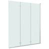 Folding Shower Enclosure 3 Panels ESG 130x138 cm - Stylish & Functiona