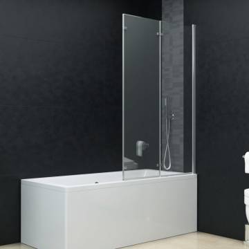 Folding Shower Enclosure 3 Panels ESG 130x138 cm - Stylish & Functiona