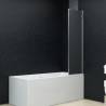 Folding Shower Enclosure 3 Panels ESG 130x138 cm - Stylish & Functiona