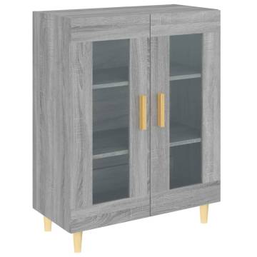 Stylish Grey Sonoma Sideboard - 69.5x34x90 cm | HipoMarket