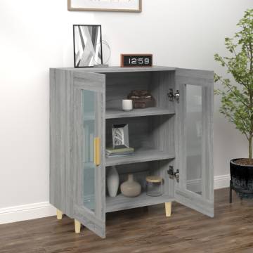 Stylish Grey Sonoma Sideboard - 69.5x34x90 cm | HipoMarket