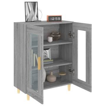 Stylish Grey Sonoma Sideboard - 69.5x34x90 cm | HipoMarket