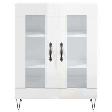 Highboard High Gloss White - Stylish Storage Solution