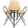 Stylish Kitchen Breakfast Bar Table & Chairs Set - Hipomarket UK