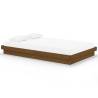 Honey Brown Solid Wood Bed Frame 120x200 cm - Hipomarket