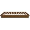 Honey Brown Solid Wood Bed Frame 120x200 cm - Hipomarket