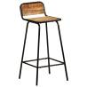 Bar Chairs 2 pcs - Solid Mango Wood - Hipomarket UK