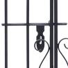 Stylish Ornamental Garden Gate - Wrought Iron 122x20.5x160 cm