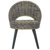 Kubu Rattan Sofa Chair - Stylish Black Design | Hipomarket