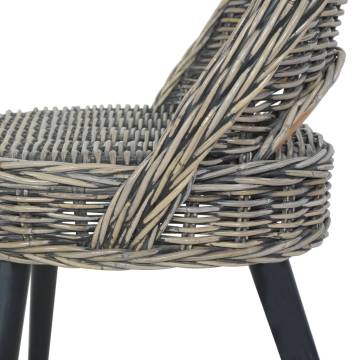 Kubu Rattan Sofa Chair - Stylish Black Design | Hipomarket