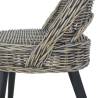 Kubu Rattan Sofa Chair - Stylish Black Design | Hipomarket