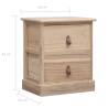 Elegant Nightstands Set - 2 Paulownia Wood Cabinets | HipoMarket