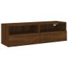 TV Wall Cabinet Brown Oak - Stylish Storage Solution