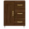 Stylish Highboard Brown Oak - Engineered Wood Storage Solution