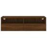 TV Wall Cabinet Brown Oak - Stylish Storage Solution