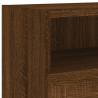 TV Wall Cabinet Brown Oak - Stylish Storage Solution