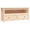 Classic Solid Wood Pine TV Cabinet - Stylish & Functional