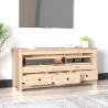 Classic Solid Wood Pine TV Cabinet - Stylish & Functional