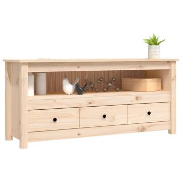 Classic Solid Wood Pine TV Cabinet - Stylish & Functional