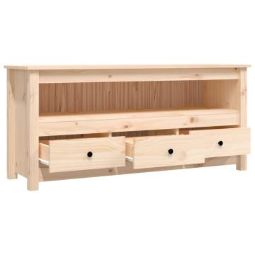 Classic Solid Wood Pine TV Cabinet - Stylish & Functional