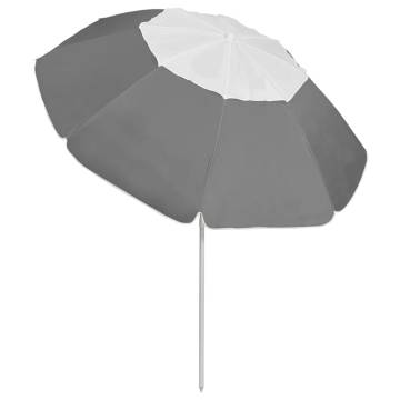 Beach Umbrella Anthracite 300 cm - UV Protective & Stylish