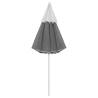 Beach Umbrella Anthracite 300 cm - UV Protective & Stylish