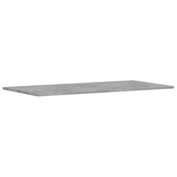 Bookshelf Boards - 4 pcs Concrete Grey | Hipomarket UK