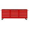 Tool Trolley with 15 Drawers - Durable Steel Red