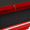 Tool Trolley with 15 Drawers - Durable Steel Red